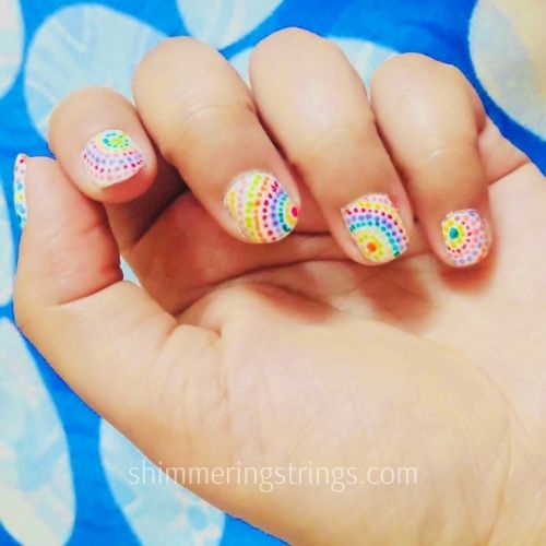 easy nail art with house hold tools